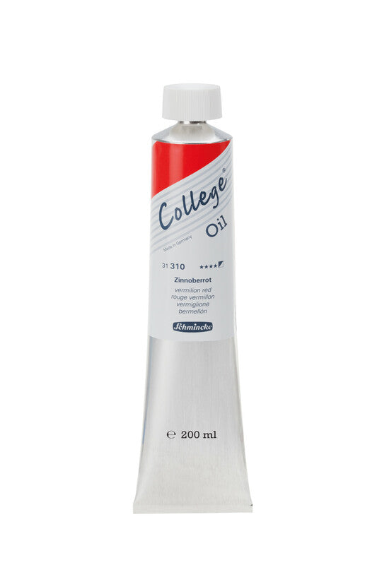 Λαδομπογιά Schmincke College Oil 200 ml – 310 Κόκκινο κιννάβαρι (βερμιγιόν)
