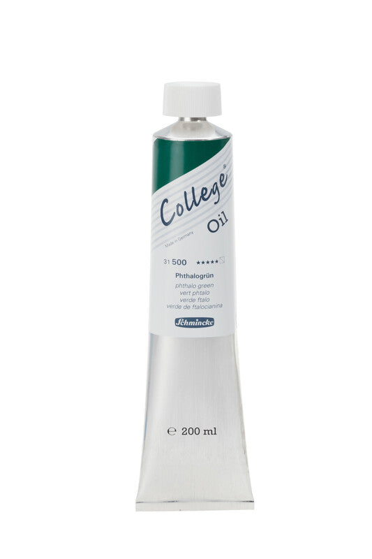 Λαδομπογιά Schmincke College Oil 200 ml – 500 Πράσινο φθαλοκυανίνης