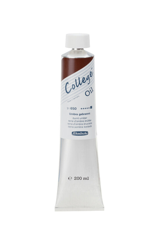 Λαδομπογιά Schmincke College Oil 200 ml – 650 Ψημένη ουμβρία
