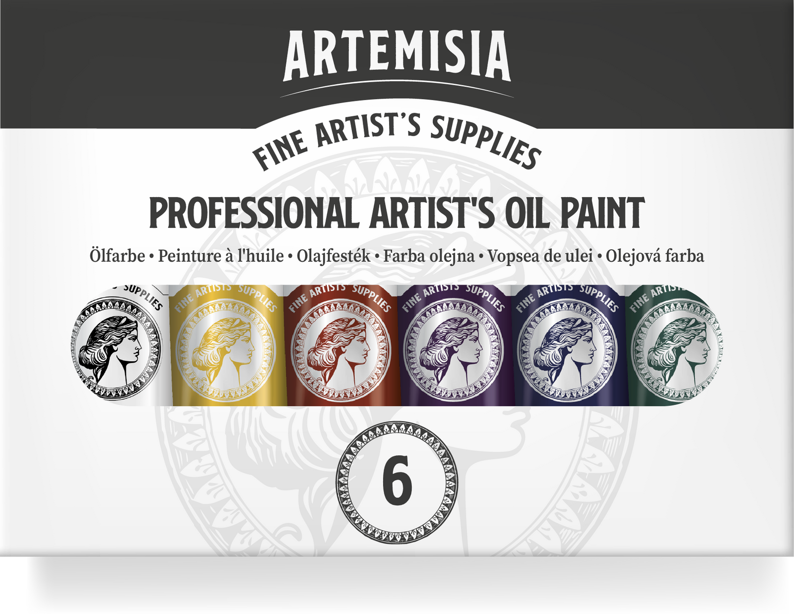 Σετ λαδομπογιές Artemisia 20 ml – 6 x