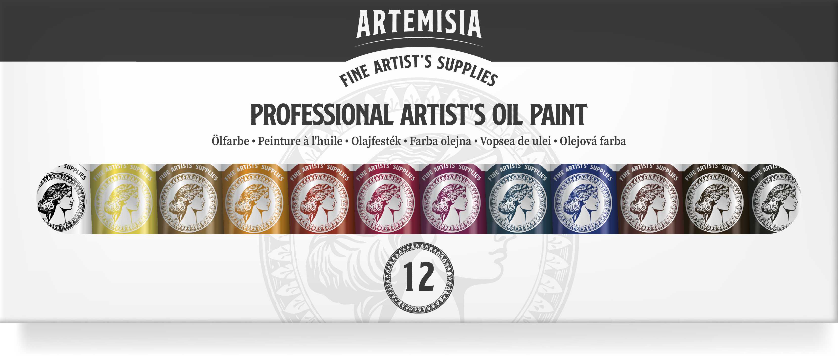 Σετ λαδομπογιές Artemisia 20 ml – 12 x