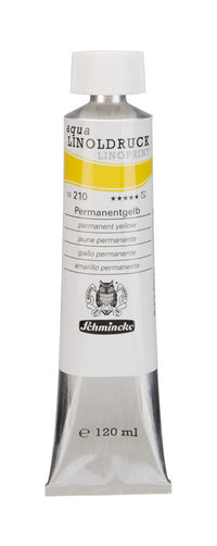 Χρώματα λινογραφίας Schmincke aqua-LINOPRINT 120 ml – 210 Μόνιμο κίτρινο