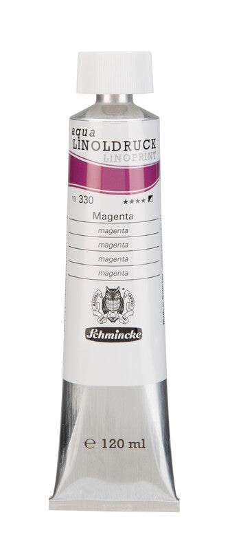Χρώματα λινογραφίας Schmincke aqua-LINOPRINT 120 ml – 330 Ματζέντα