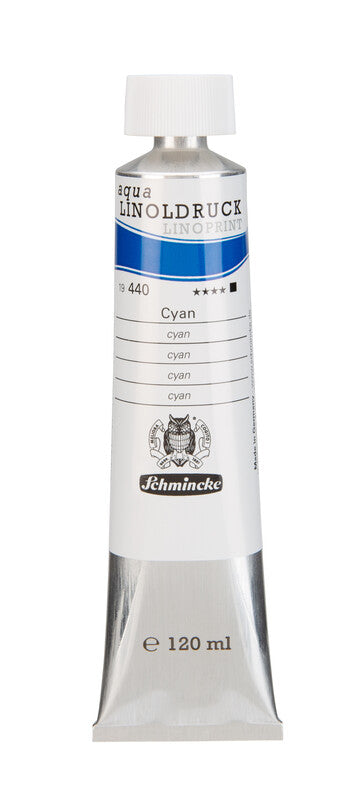 Χρώματα λινογραφίας Schmincke aqua-LINOPRINT 120 ml – 440 Κυανό
