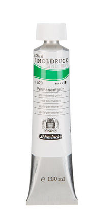 Χρώματα λινογραφίας Schmincke aqua-LINOPRINT 120 ml – 520 Μόνιμο πράσινο