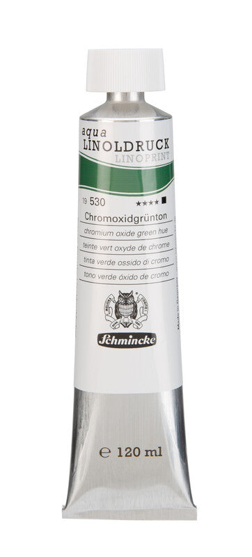 Χρώματα λινογραφίας Schmincke aqua-LINOPRINT 120 ml – 530 Πράσινο οξειδίου χρωμίου (απόχρωση)