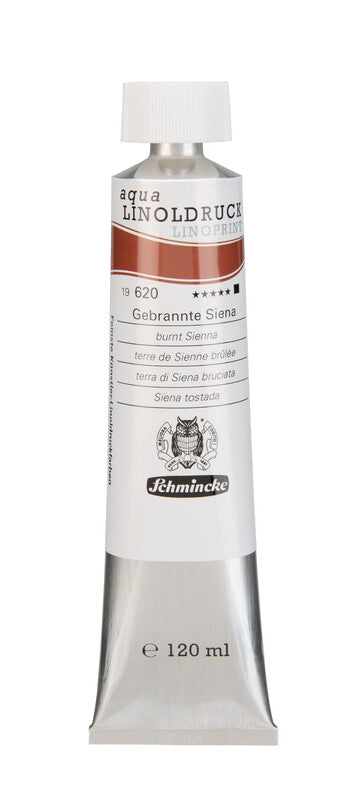 Χρώματα λινογραφίας Schmincke aqua-LINOPRINT 120 ml – 620 Καμένη Σιένα