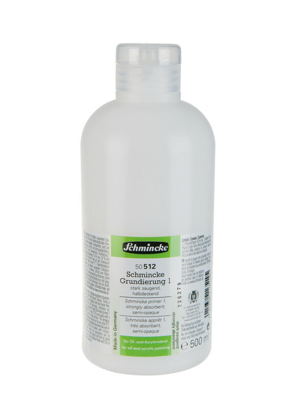 Schmincke primer 1, εξαιρετικά απορροφητικό αστάρι gesso 500 ml