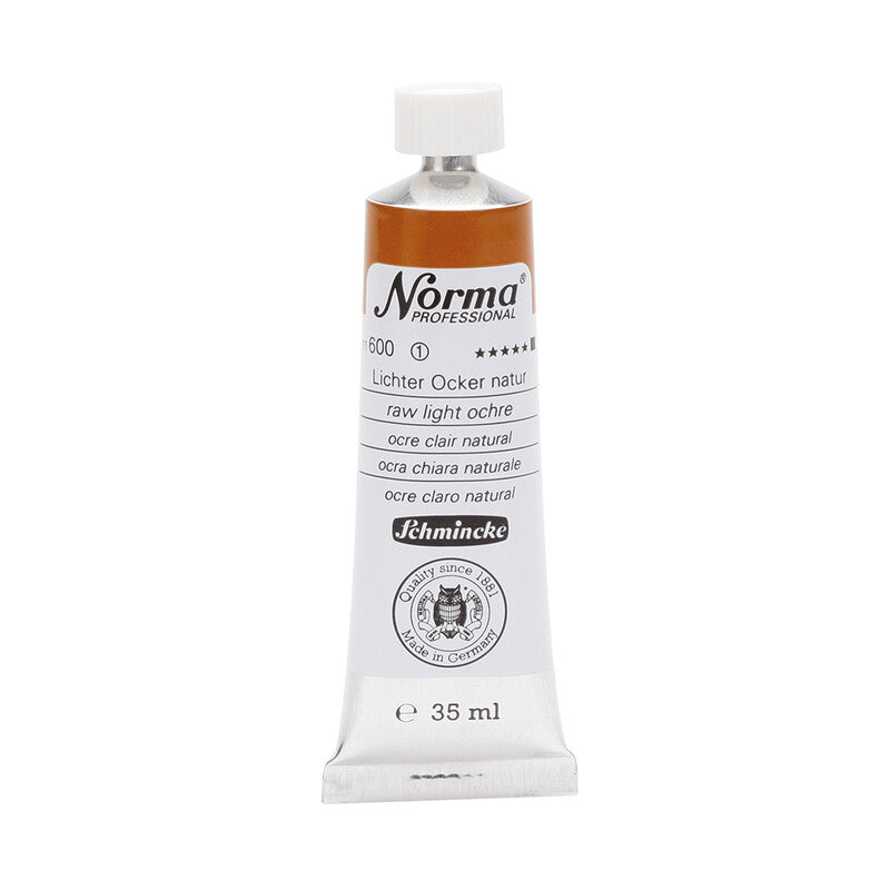 Λαδομπογιές Schmincke Norma Professional 35 ml – 600 Ώχρα φυσική ανοιχτή