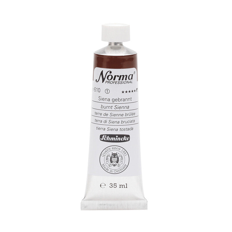 Λαδομπογιές Schmincke Norma Professional 35 ml – 610 Ψημένη Σιένα