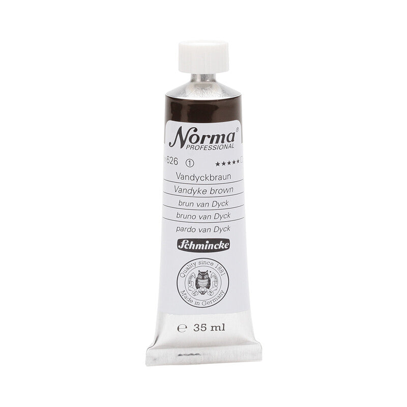 Λαδομπογιές Schmincke Norma Professional 35 ml – 626 Καφέ Βαν Ντάικ