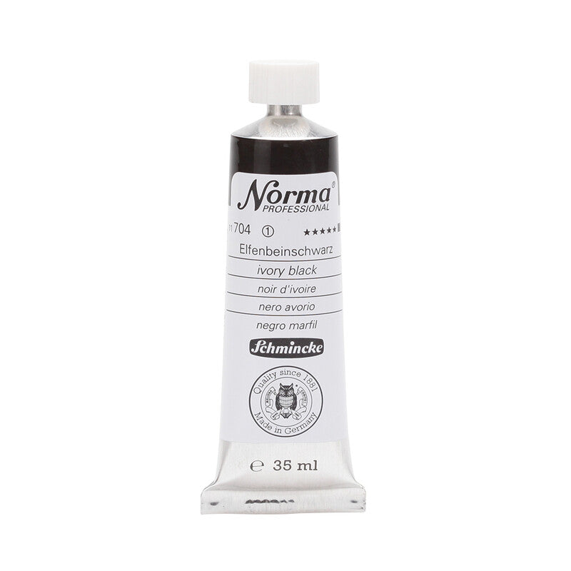 Λαδομπογιές Schmincke Norma Professional 35 ml – 704 Μαύρο ελεφαντόδοντου