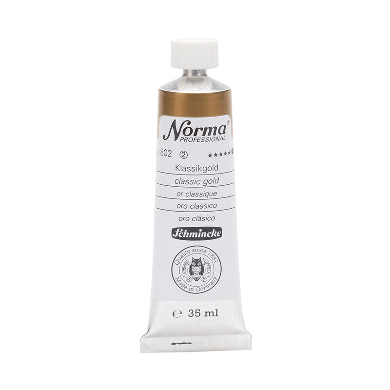 Λαδομπογιές Schmincke Norma Professional 35 ml – 802 Κλασικό χρυσό