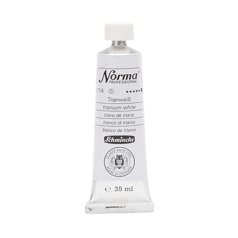 Λαδομπογιές Schmincke Norma Professional 35 ml – 114 Λευκό τιτανίου