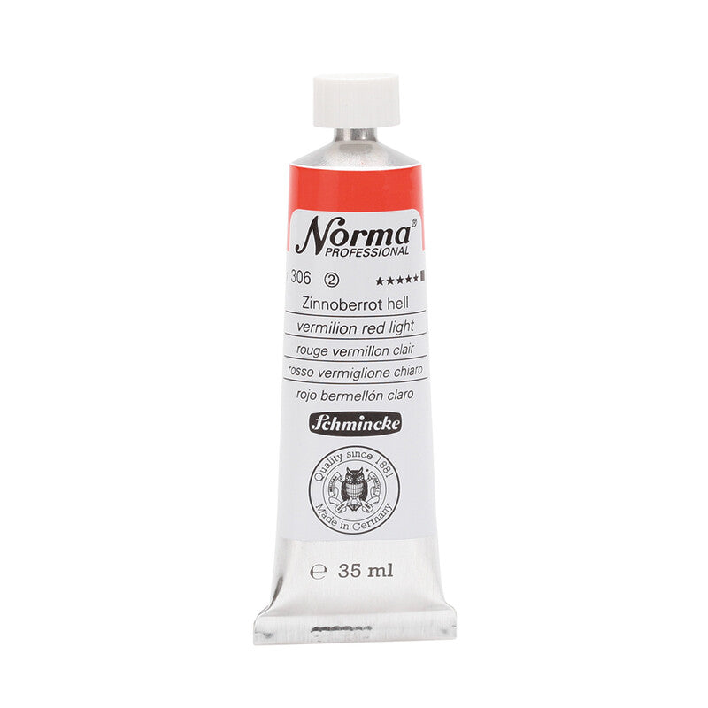 Λαδομπογιές Schmincke Norma Professional 35 ml – 306 Κιννάβαρι κόκκινο ανοιχτό