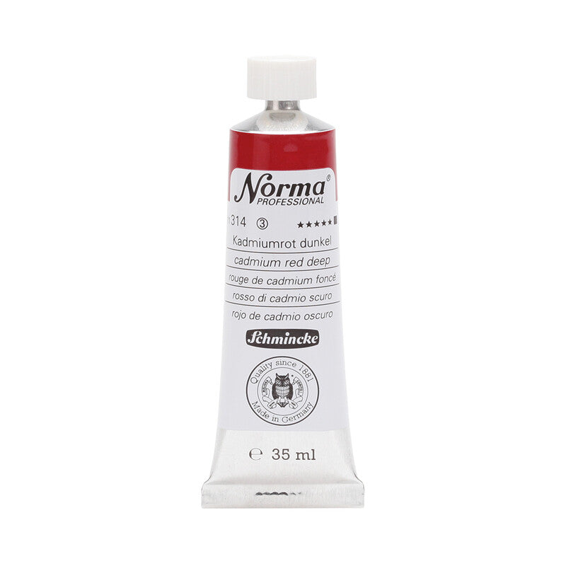 Λαδομπογιές Schmincke Norma Professional 35 ml – 314 Κόκκινο καδμίου σκούρο