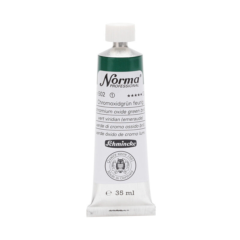 Λαδομπογιές Schmincke Norma Professional 35 ml – 502 Πράσινο οξειδίου χρωμίου λαμπερό