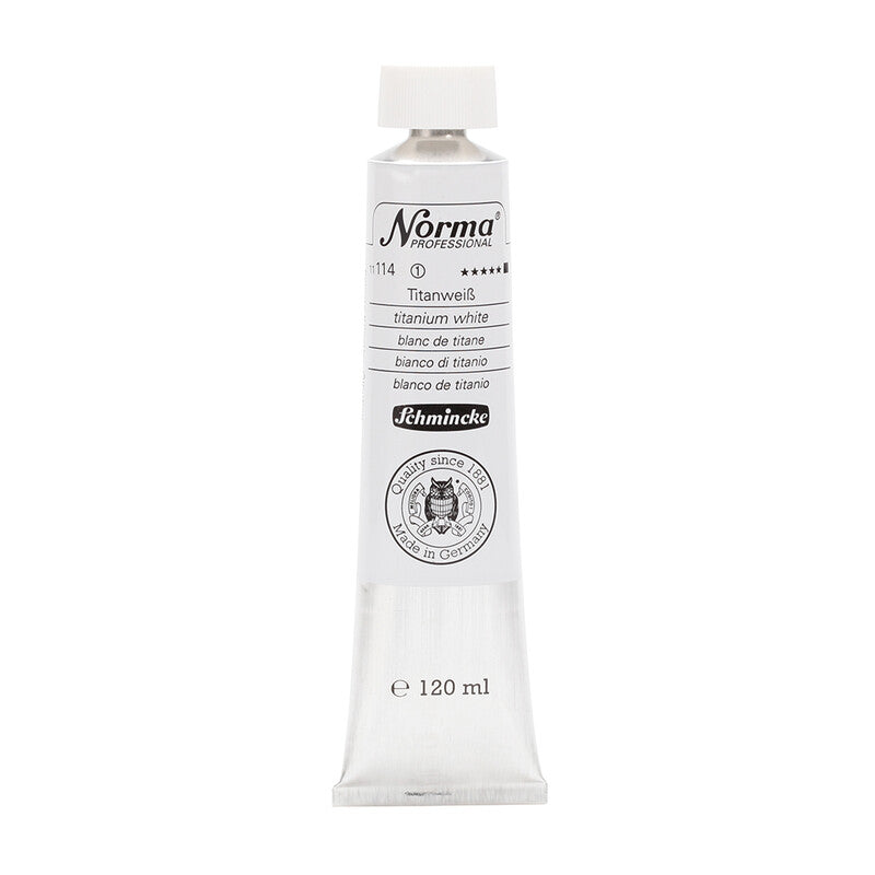 Λαδομπογιές Schmincke Norma Professional 120 ml – 114 Λευκό τιτανίου