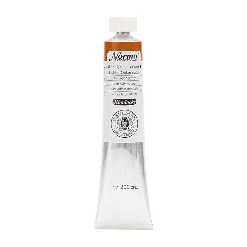 Λαδομπογιά Schmincke Norma Professional 200 ml – 600 Ώχρα φυσική ανοιχτή