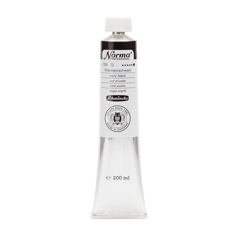 Λαδομπογιά Schmincke Norma Professional 200 ml – 704 Μαύρο ελεφαντοστού