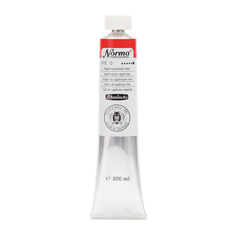 Λαδομπογιά Schmincke Norma Professional 200 ml – 312 Κόκκινο καδμίου