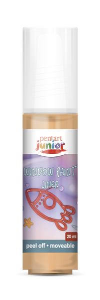 window paint 20 ml, – πορτοκαλί