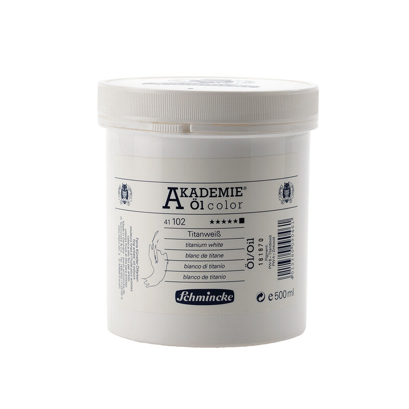 Λαδομπογιά Schmincke AKADEMIE 500 ml Titanium white