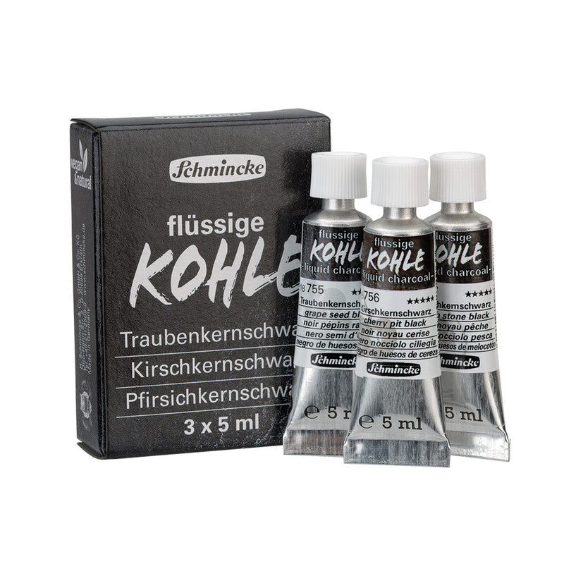 Υγρό κάρβουνο Schmincke Trio liquid charcoal