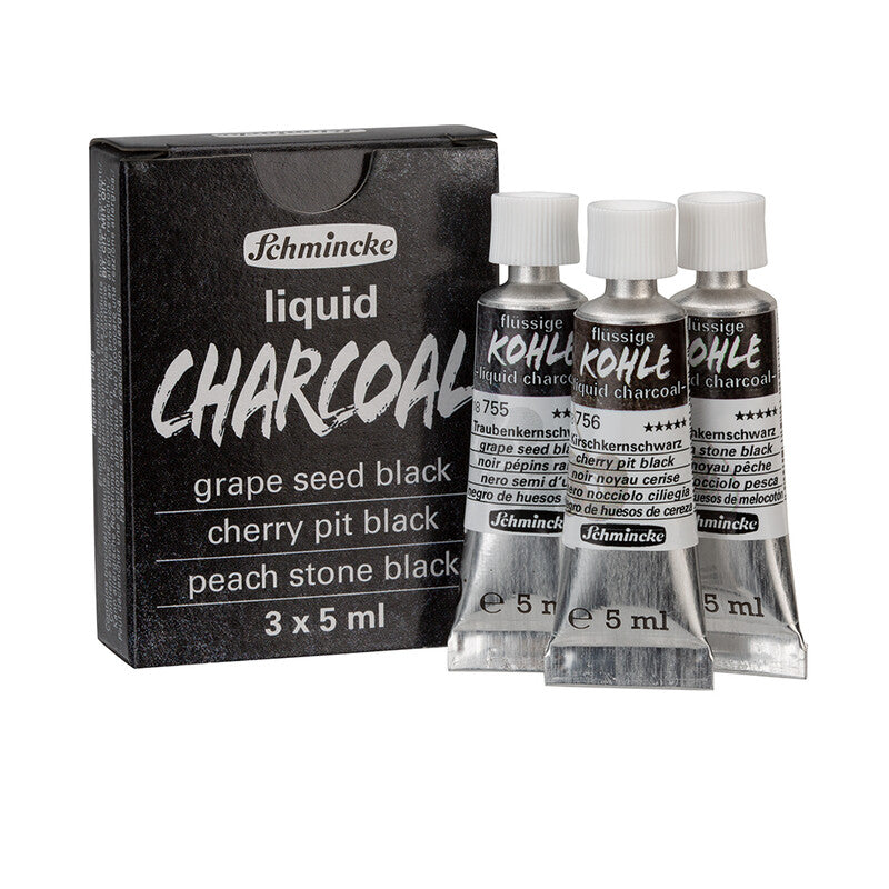 Υγρό κάρβουνο Schmincke Trio liquid charcoal