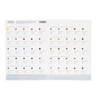 Δειγματολόγιο Schmincke HORADAM Aquarell Dot Card Super Granulation - 50 χρώματα