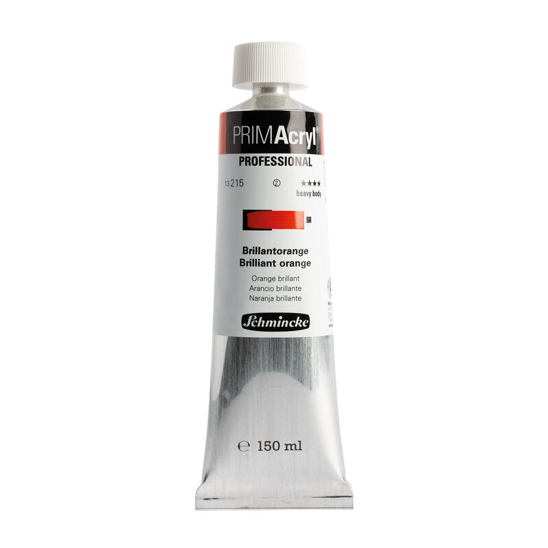 Ακρυλικό χρώμα Schmincke PRIMAcryl Professional 150 ml – 215 Λαμπερό πορτοκαλί