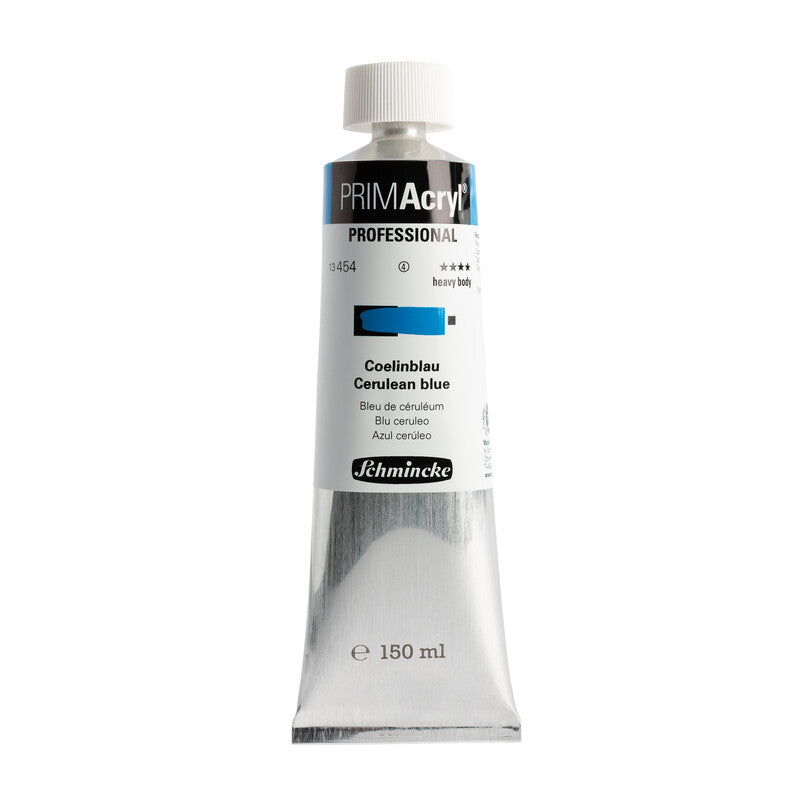 Ακρυλικό χρώμα Schmincke PRIMAcryl Professional 150 ml – 454 Μπλε σερούλεαν