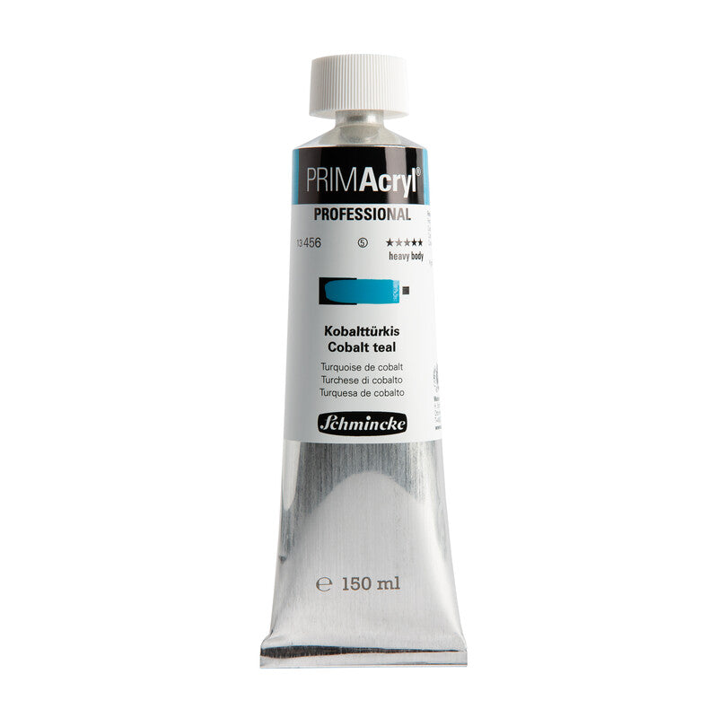 Ακρυλικό χρώμα Schmincke PRIMAcryl Professional 150 ml – 456 Τιρκουάζ κοβαλτίου (Cobalt teal)