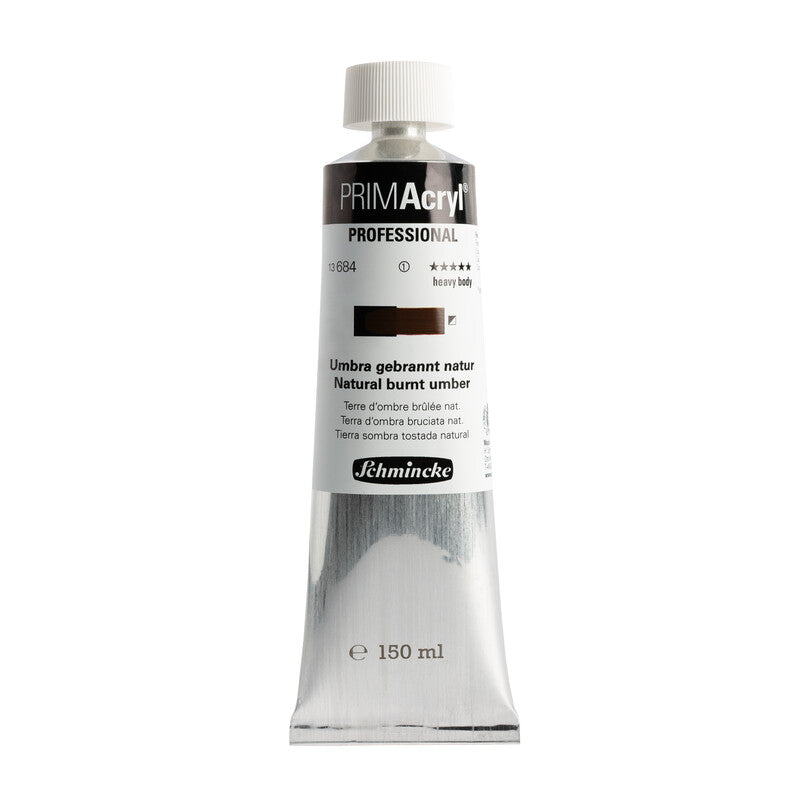 Ακρυλικό χρώμα Schmincke PRIMAcryl Professional 150 ml – 684 Φυσική ψημένη ουμβρία