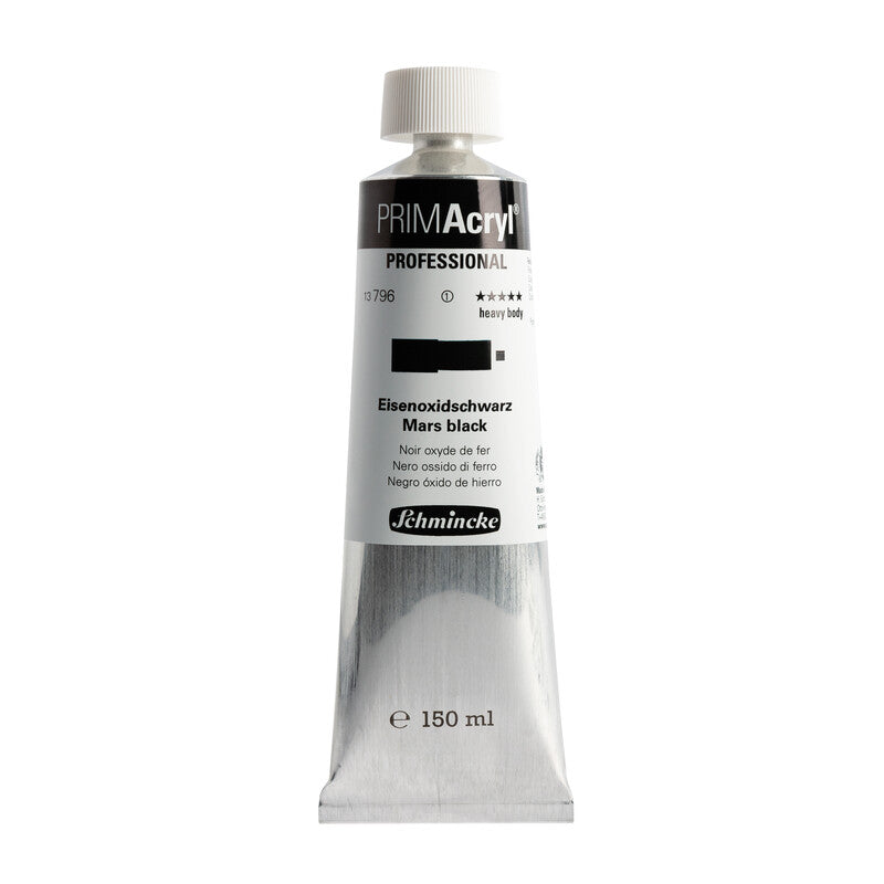 Ακρυλικό χρώμα Schmincke PRIMAcryl Professional 150 ml – 796 Μαύρο Mars