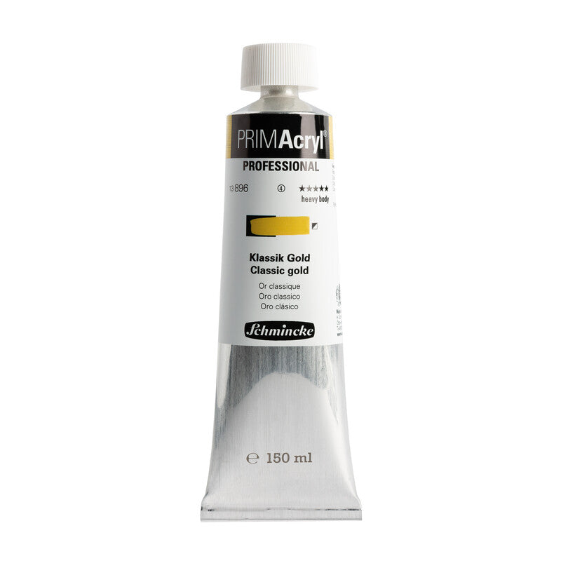 Ακρυλικό χρώμα Schmincke PRIMAcryl Professional 150 ml – 896 Κλασικό χρυσό