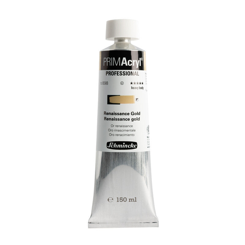 Ακρυλικό χρώμα Schmincke PRIMAcryl Professional 150 ml – 898 Αναγεννησιακό χρυσό