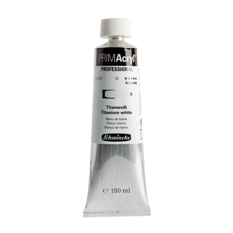 Ακρυλικό χρώμα Schmincke PRIMAcryl Professional 150 ml – 101 Λευκό τιτανίου