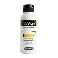 Ακρυλικά χρώματα Schmincke PRIMAcryl Professional 250 ml – 216 Χρυσό κίτρινο τιτανίου ρευστό