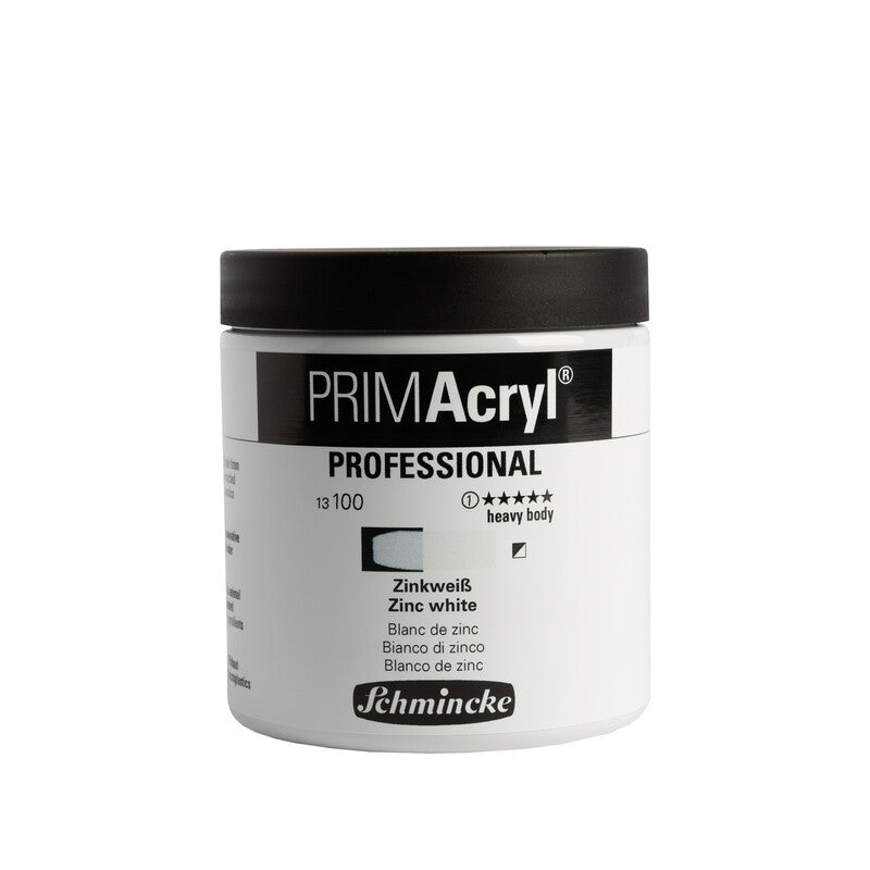 Ακρυλικά χρώματα Schmincke PRIMAcryl Professional 237 ml – 100 Λευκό ψευδαργύρου