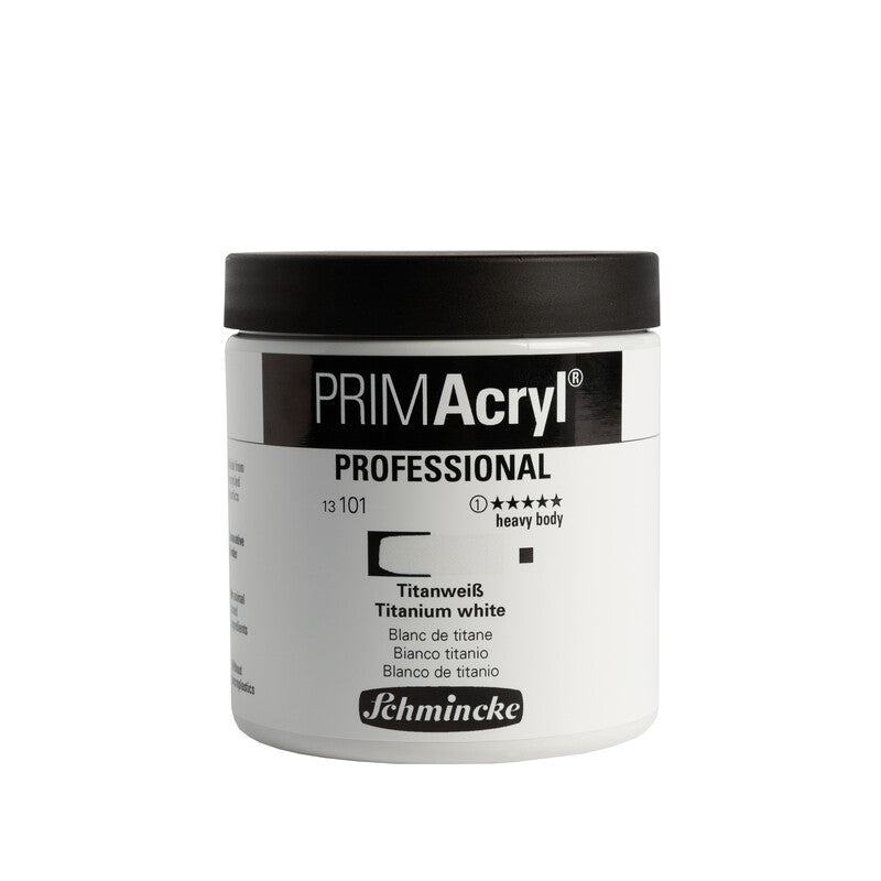 Ακρυλικά χρώματα Schmincke PRIMAcryl Professional 237 ml – 101 Λευκό τιτανίου