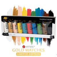 Solo Goya Ακρυλικά χρώματα - ARTMIE Gold Matches | σετ 10 x 100 ml