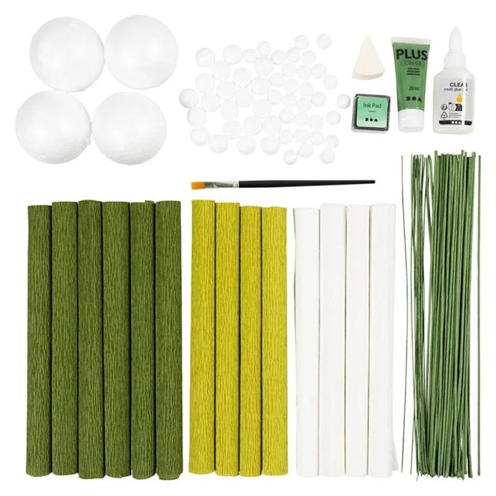 Maxi Creative Set για την κατασκευή λουλουδιών από χαρτί κρεπ