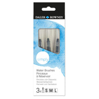 DALER ROWNEY Simply σετ πινέλων νερού 3 τεμ.