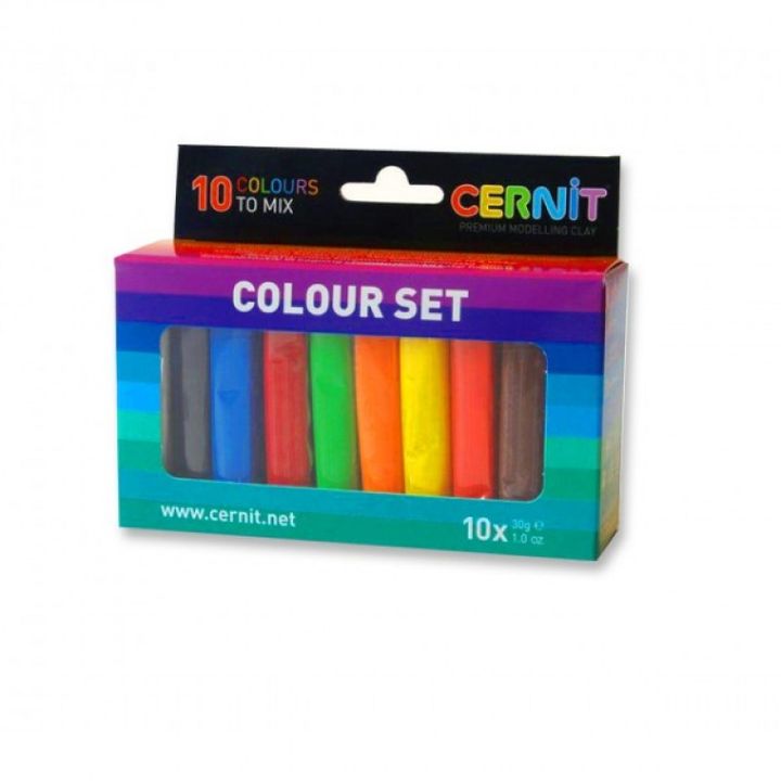 Πολυμερή μάζα CERNIT NUMBER ONE σετ 10x30g