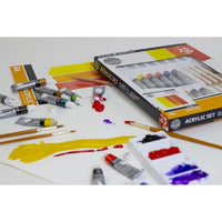 Σετ ακρυλικών Daler Rowney με αξεσουάρ 25 τεμ.