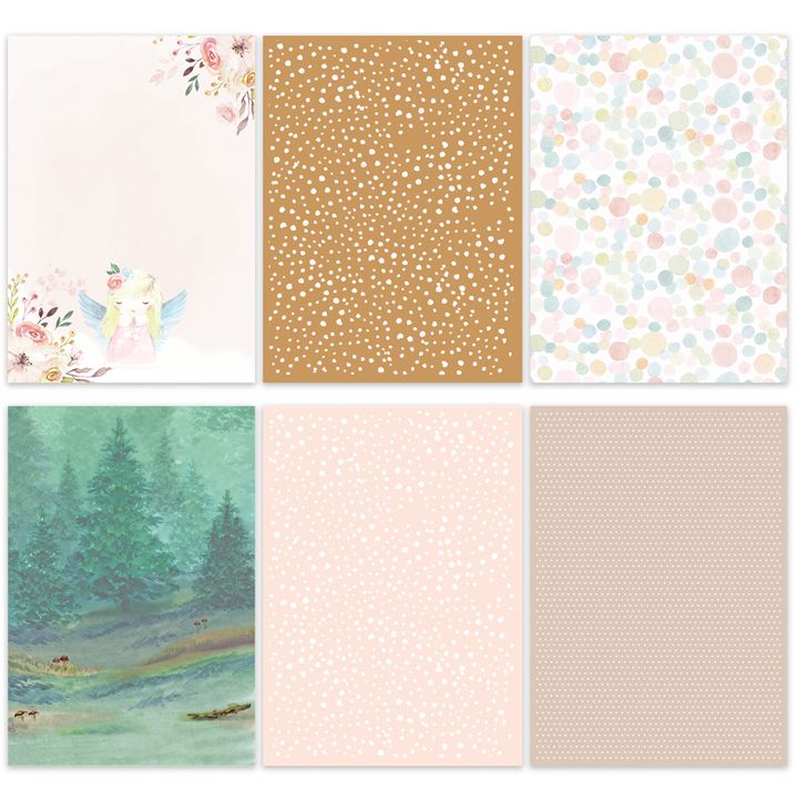 Χαρτί για scrapbooking A4Magical Fores - σετ 20 φύλλων