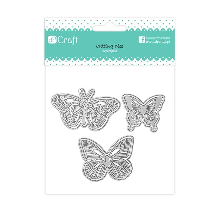 Στένσιλ κοπής (μήτρες) Butterfly Carnival - σετ 3 τεμαχίων