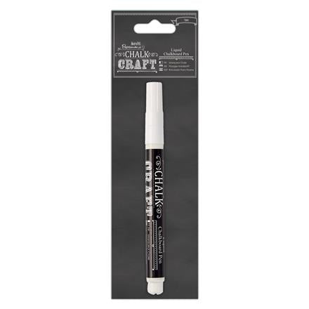 Μαρκαδορος με υγρη κιμωλια Chalk Kraft - ασπρο χρωμα