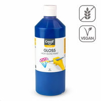 Γυαλιστερό πολυβινυλικό χρώμα Creall Gloss 500 ml – σκούρο μπλε